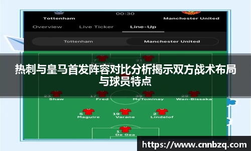 热刺与皇马首发阵容对比分析揭示双方战术布局与球员特点